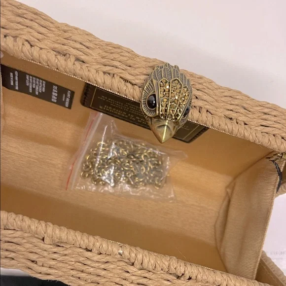 Kurt Geiger Kensington Clutch/Crossbody Woven Bag NWT - Picture 11 of 15